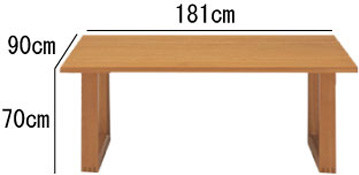 58,660�~�@�_�C�j���O�e�[�u���@181cm